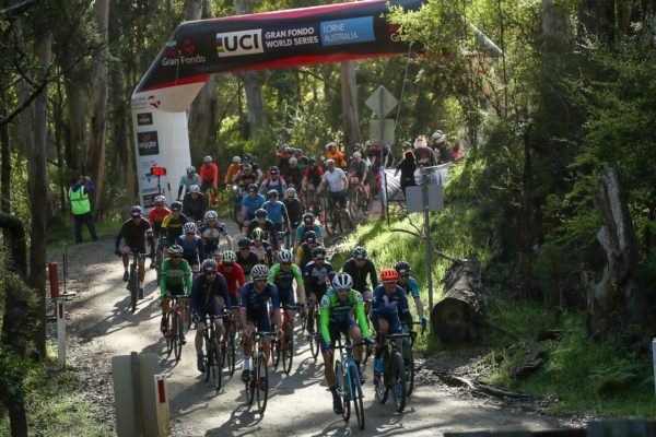 AUSTRALIA, LORNE - 2019 Amy's Gravel Fondo on September 14, 2019 in Lorne, Victoria, Australia. Credit Con Chronis