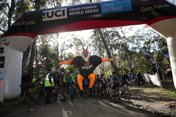 AUSTRALIA, LORNE - 2019 Amy's Gravel Fondo on September 14, 2019 in Lorne, Victoria, Australia. Credit Con Chronis